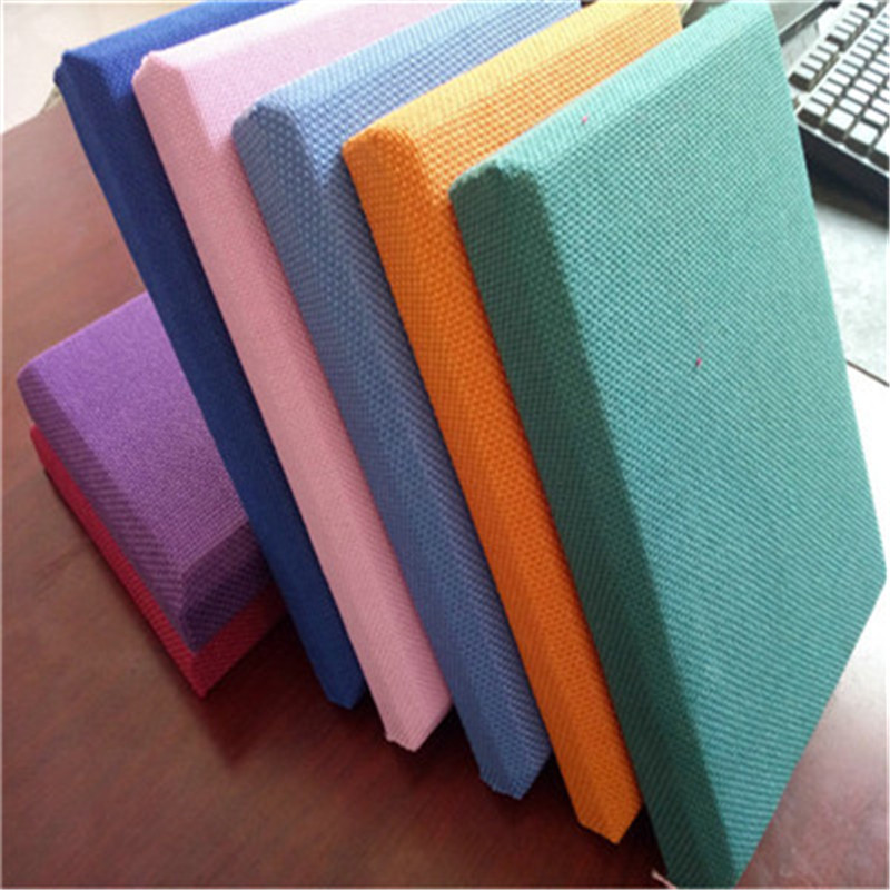 玻璃棉布艺软包吸音板 ktv 录音棚, 电影院 阻燃玻纤吸音板