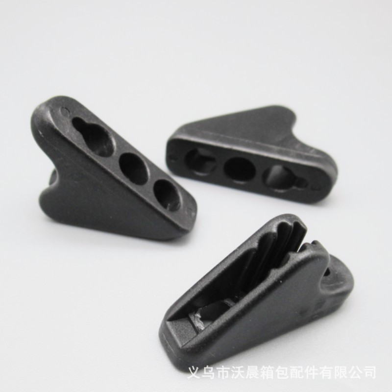 Canopy Tent Black Fixing Buckle Tent Three-Hole Connection Buckle Outdoor Camping Windproof Triangle Buckle Tent Accessories