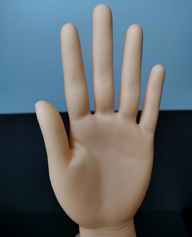 塑料仿真女手模型pvc肤色女手长款 手套手模戒指手链饰品展示假手