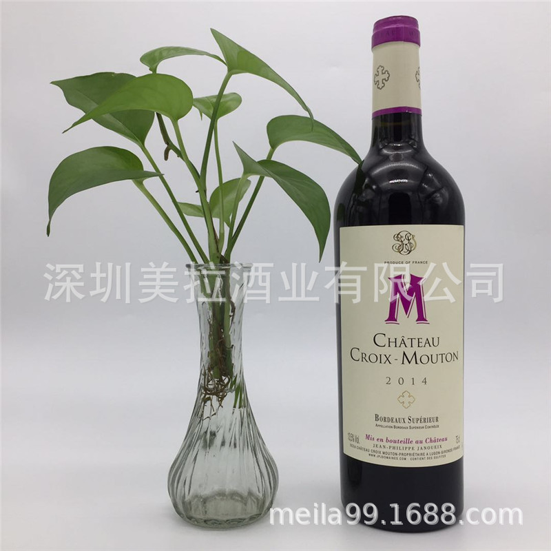 法国十字木桐城堡chateau croix mouton超级波尔多红葡萄酒 2014