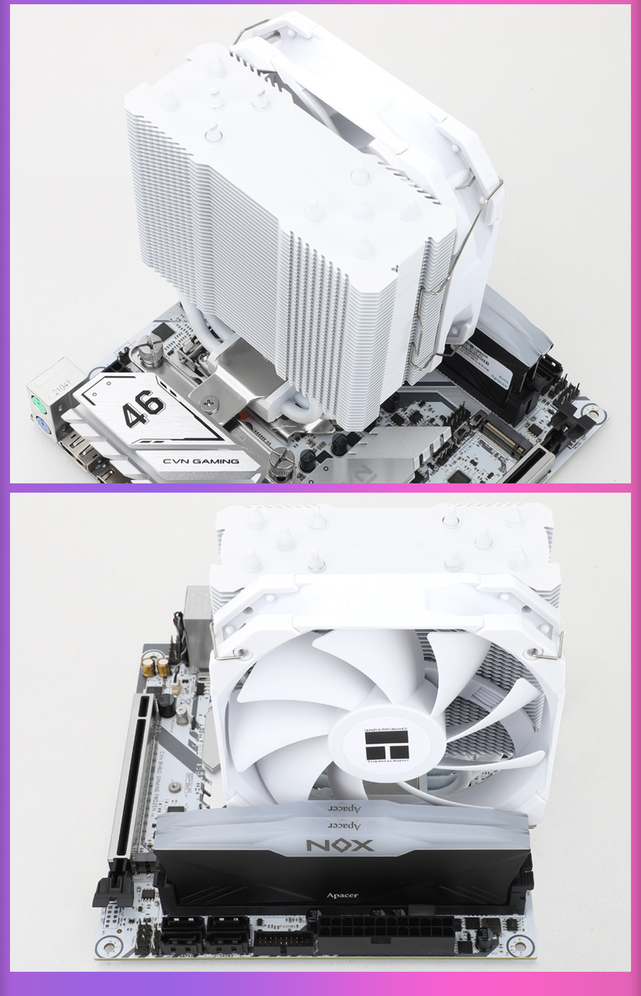 利民ak120 mini散热器 argb 5vargb幻彩5热管镀镍铜底cpu散热器