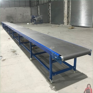 线输送机机快递物流仓库装车分拣传输机卸货传送带转弯电商流水线