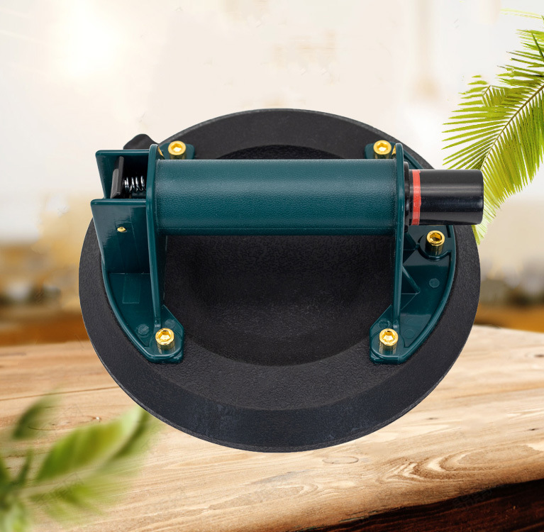 现货8寸双层手动吸盘 手持式玻璃大板搬运工具 瓷砖搬运气泵吸盘