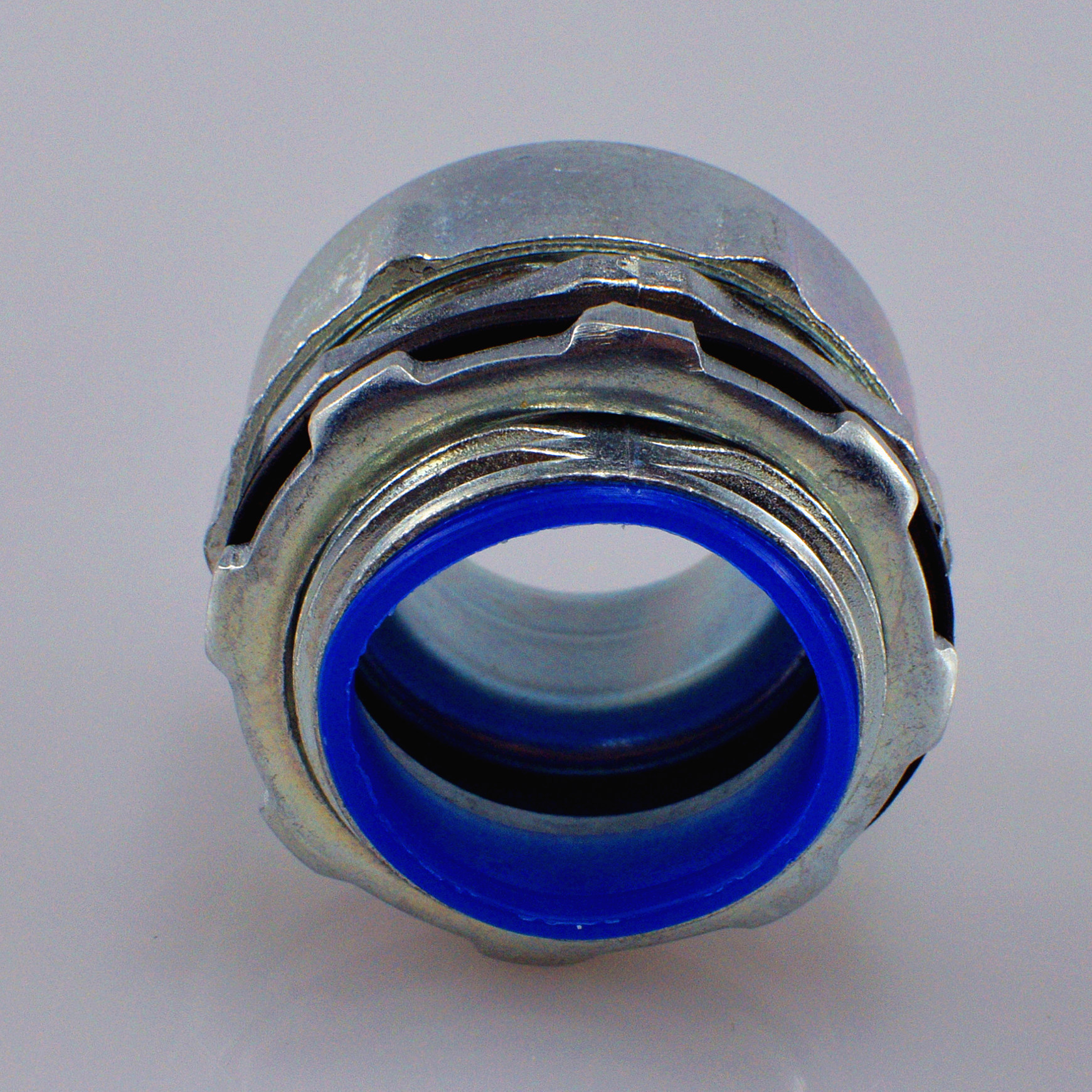 批发dpj包塑金属软管接头蛇皮管箱接螺纹外丝牙端式自固镀锌4 6分