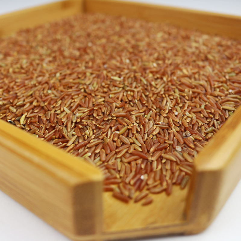 恩施富硒红米粗粮糙米 硒方五谷杂粮 农家自产养生红大米粳米500g