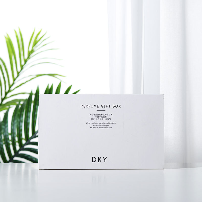 DKY Exquisite Box Sample Perfume Small White Box Birthday Gift for Boys and Girls Lasting Fragrance Fresh Alight Fragrance Students