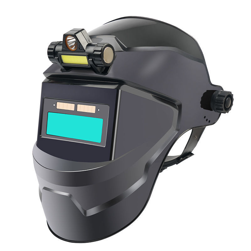 [104] Auto Darkening Welding Helmet Head-Mounted Lightweight Protective Mask Argon Arc Welding Cap Welder Glasses