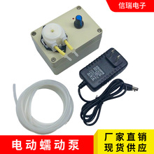 蠕动泵 泵头 AB21新款电动12V/24V 硅胶管可调速微型滴定泵计量泵