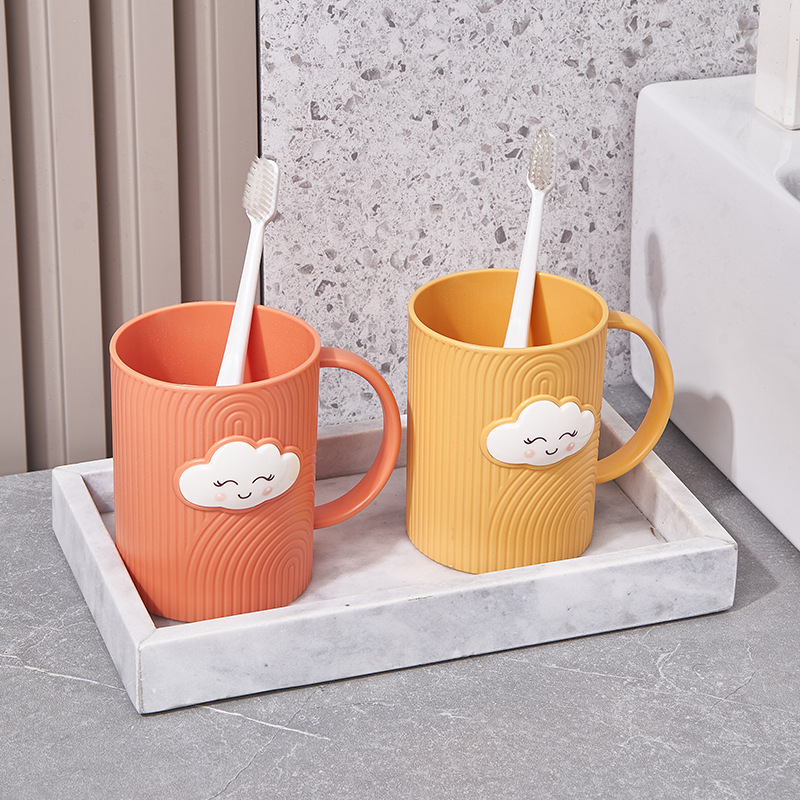 New Style Gargle Cup Household Brushing Cups Child Wash Cup Minimalist Creative Clouds Toothbrush Cup Wholesale