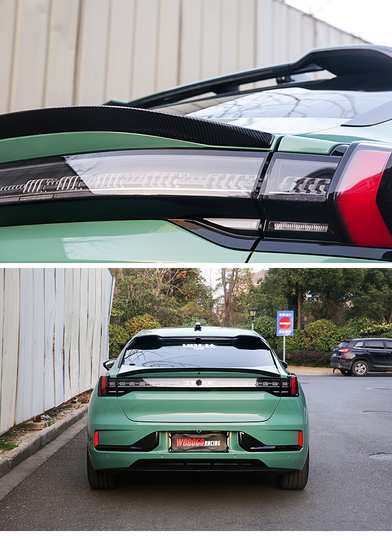 适用于极氪001尾翼鸭尾小尾翼mini运动包围装饰外观改装专用