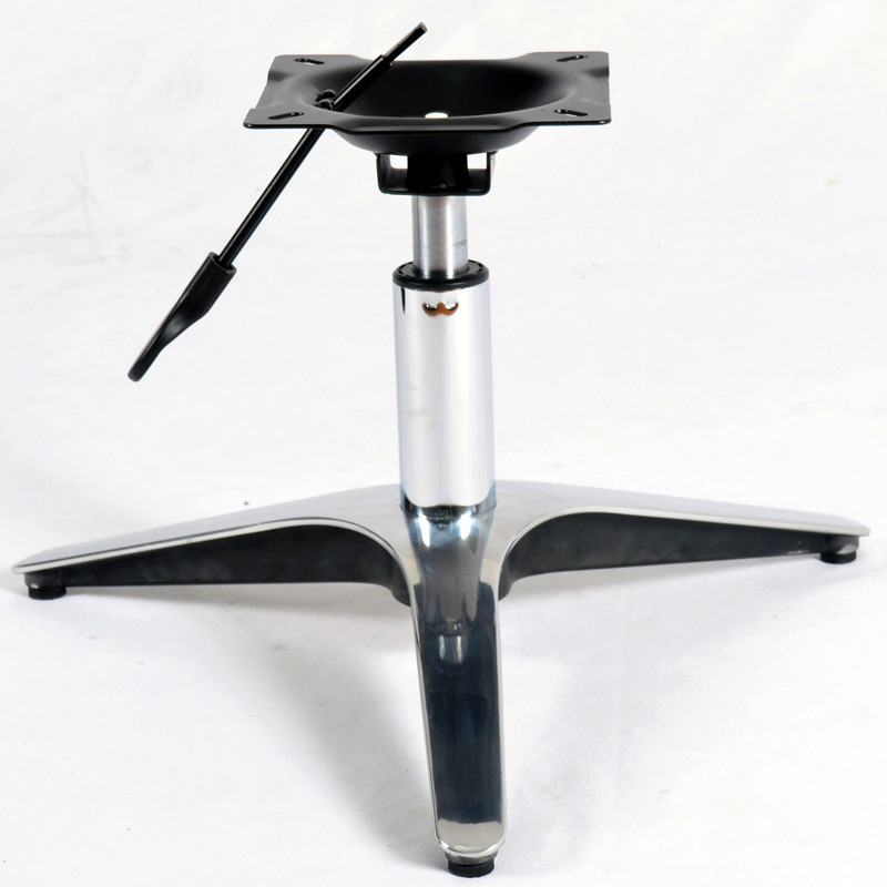 三爪铝合金转椅升降底座 铝合金三脚椅子底座 铝合金压铸三爪脚