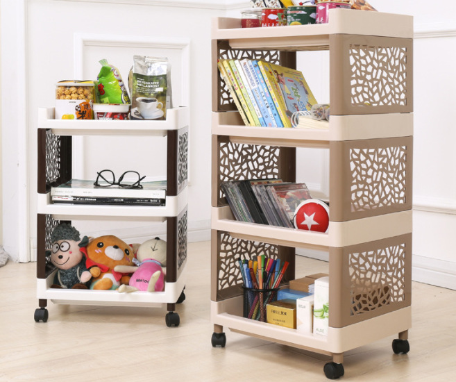 Movable Multi-Layer Storage Shelf