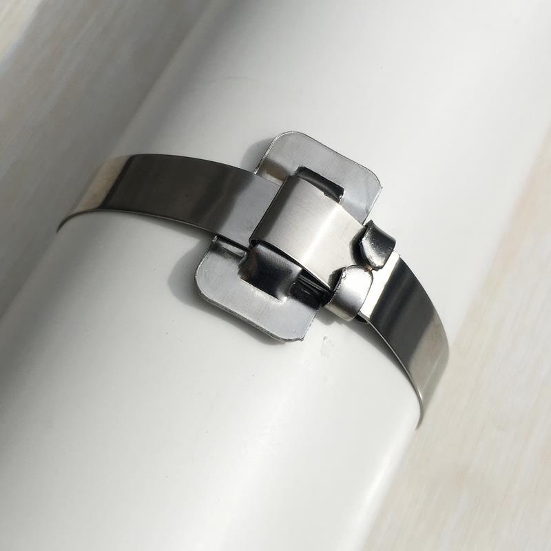 不锈钢扎带自锁mm牙扣304牙型电线杆扎扣抱箍带扣卡扣式标志牌