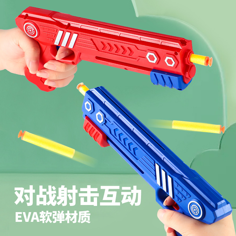 Best-Seller on Douyin Foam Ejection Aircraft Gun Children Outdoor Luminous Bubble Plane Stall Boys' Toys