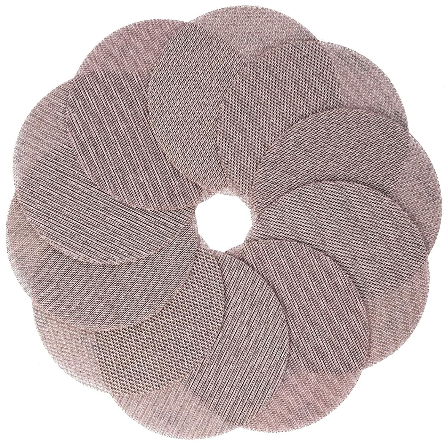 6英寸150MM网格砂纸汽车油漆面打磨防堵塞木器碳纤维抛光网眼砂纸