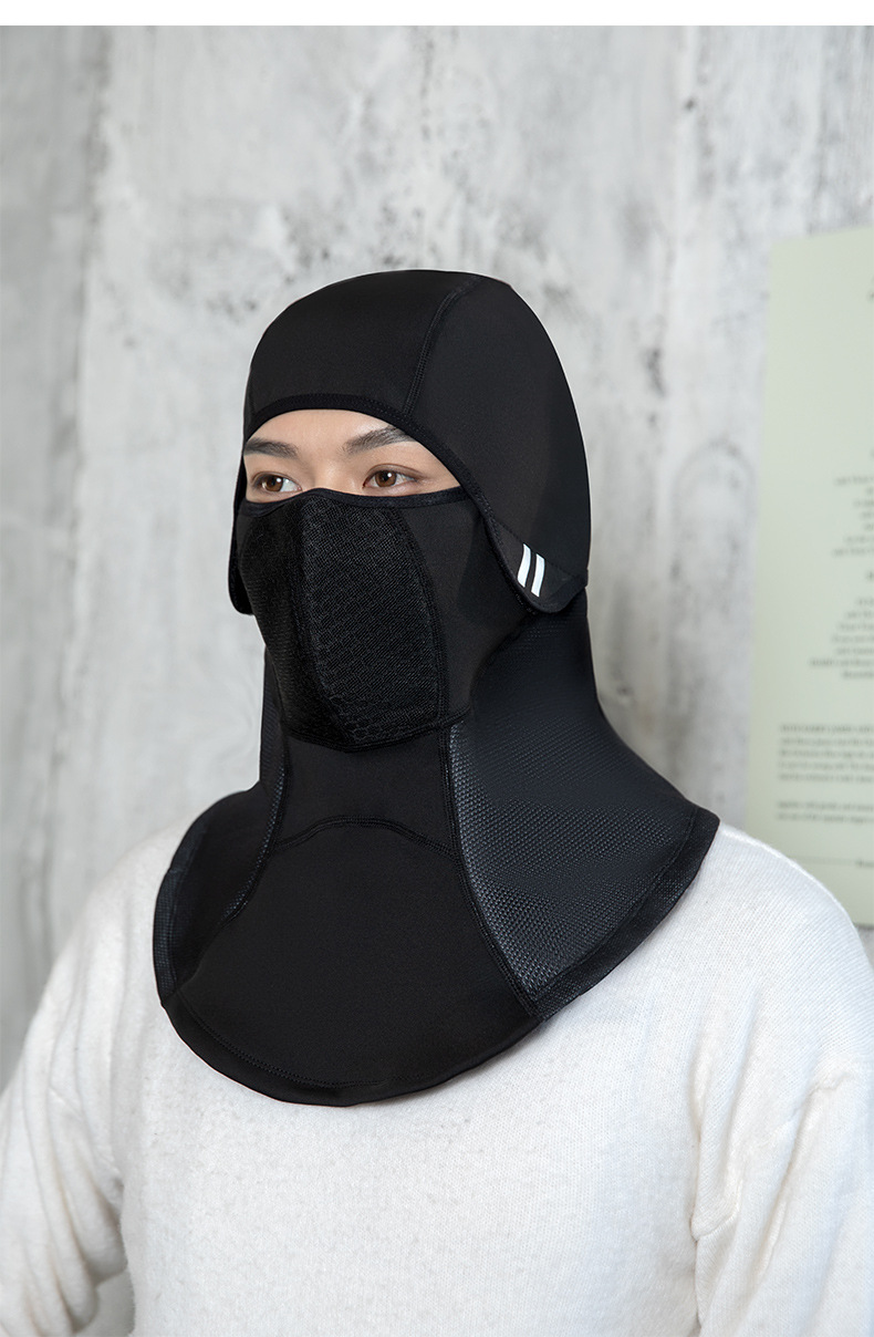 保暖头套秋冬季防风面罩护全脸男士骑摩托车加厚防寒围脖骑行装备