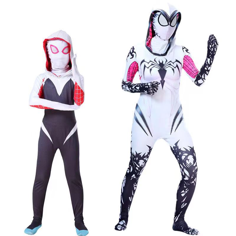 紧身衣cos平行宇宙格温连体衣毒液女蜘蛛电影cosplay万圣节服装