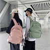 2022 new pattern Backpack Korean Edition Harajuku Simplicity nylon Middle school student knapsack leisure time capacity student schoolbag