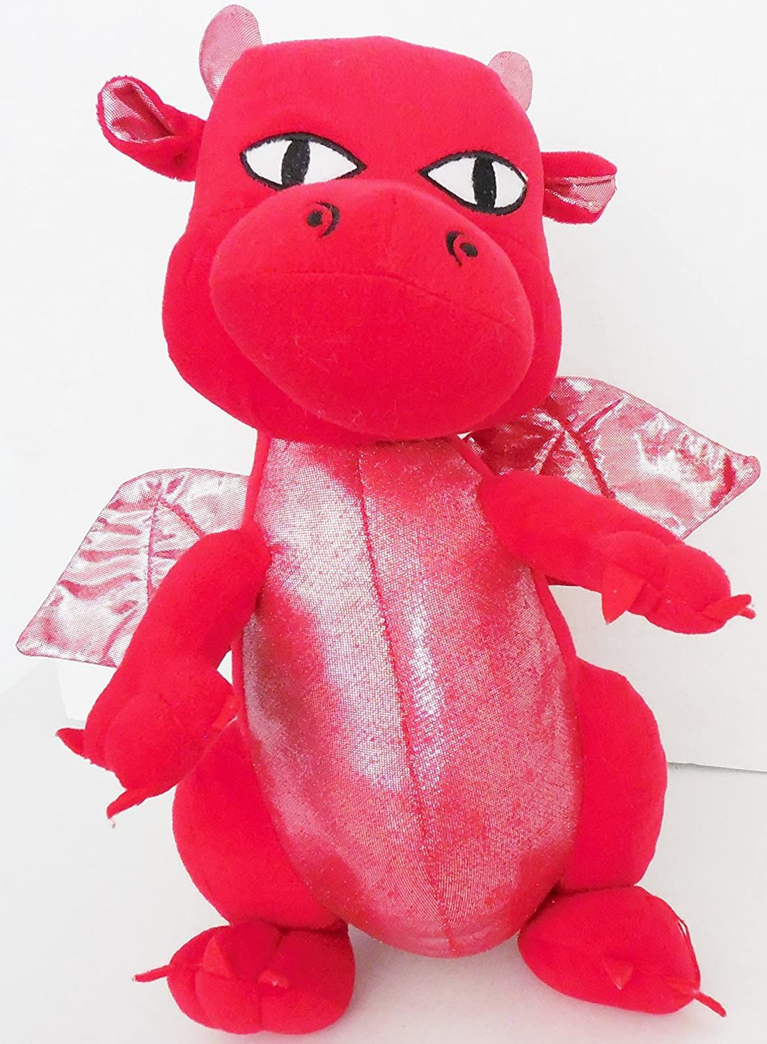 跨境新品 red wolf of dragon plush 毛绒玩具公仔
