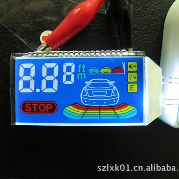 倒车雷达 lcd 液晶显示屏