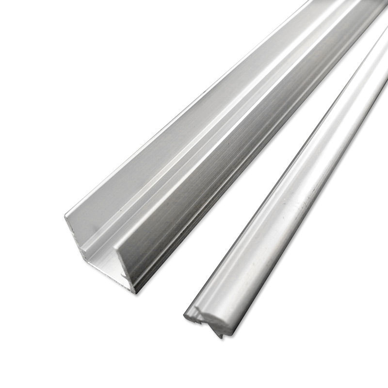 橱柜凸型铝合金推拉门导轨十字单轨道衣柜趟门滑槽家具移门五金件