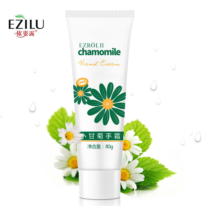 依姿露 保湿小洋甘菊护手霜80g滋润防冻防干裂手霜化妆品厂家代发