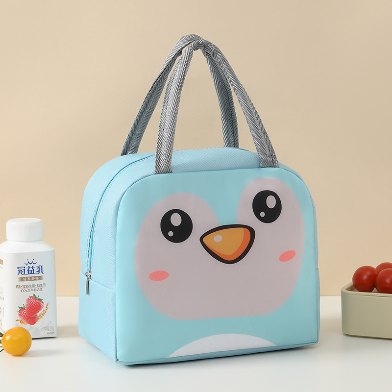 Oxford Cloth Thickened Bag Insulation Bento Portable Cartoon Handbag Lunch Box Pet Ice Preservation Cute Bag Oxford Bag