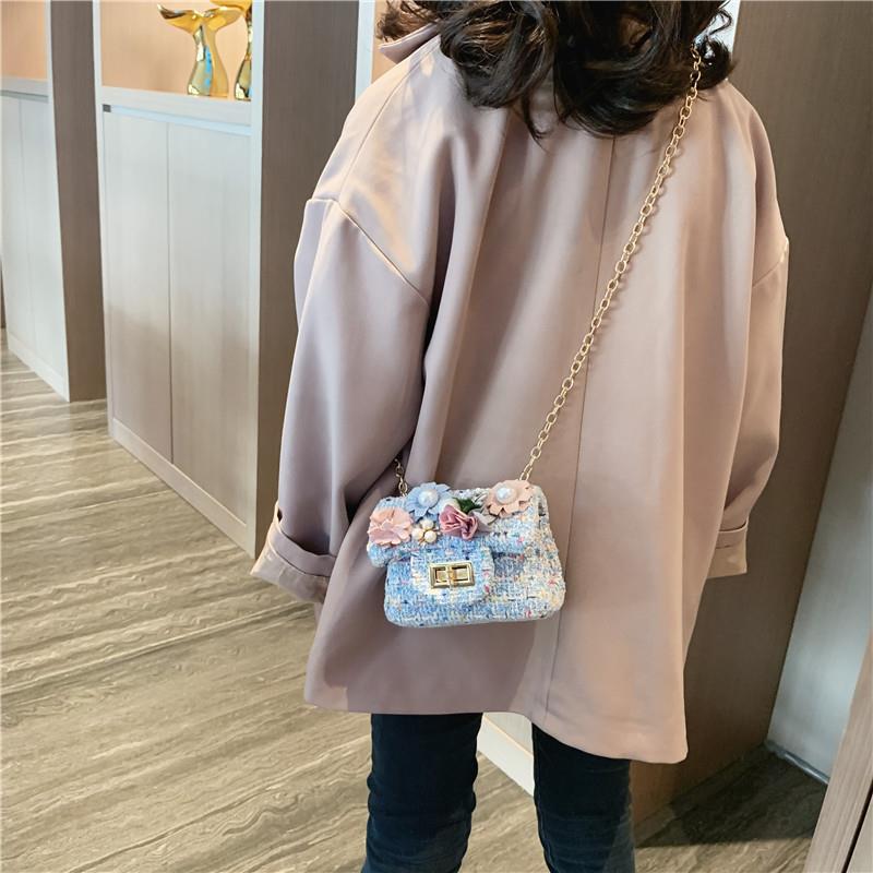 Korean Style Children's Bag Cute Princess Shoulder Bag Cartoon Bunny Flower Children's Change Girl's Crossbody Bag