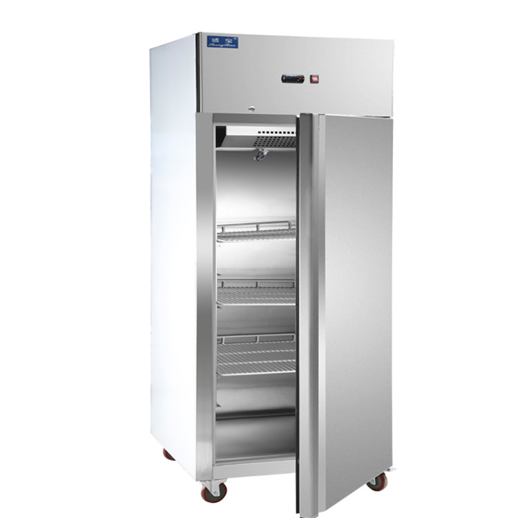 盛宝欧式商用单门冰箱冷冻厨房风冷冻速冻柜不锈钢立式单门冷柜