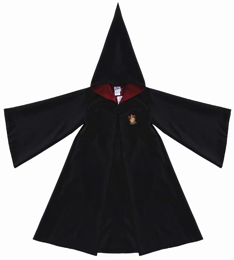 usj版哈利波特魔法袍披风斗篷万圣节魔法长袍黑色表演服cosplay