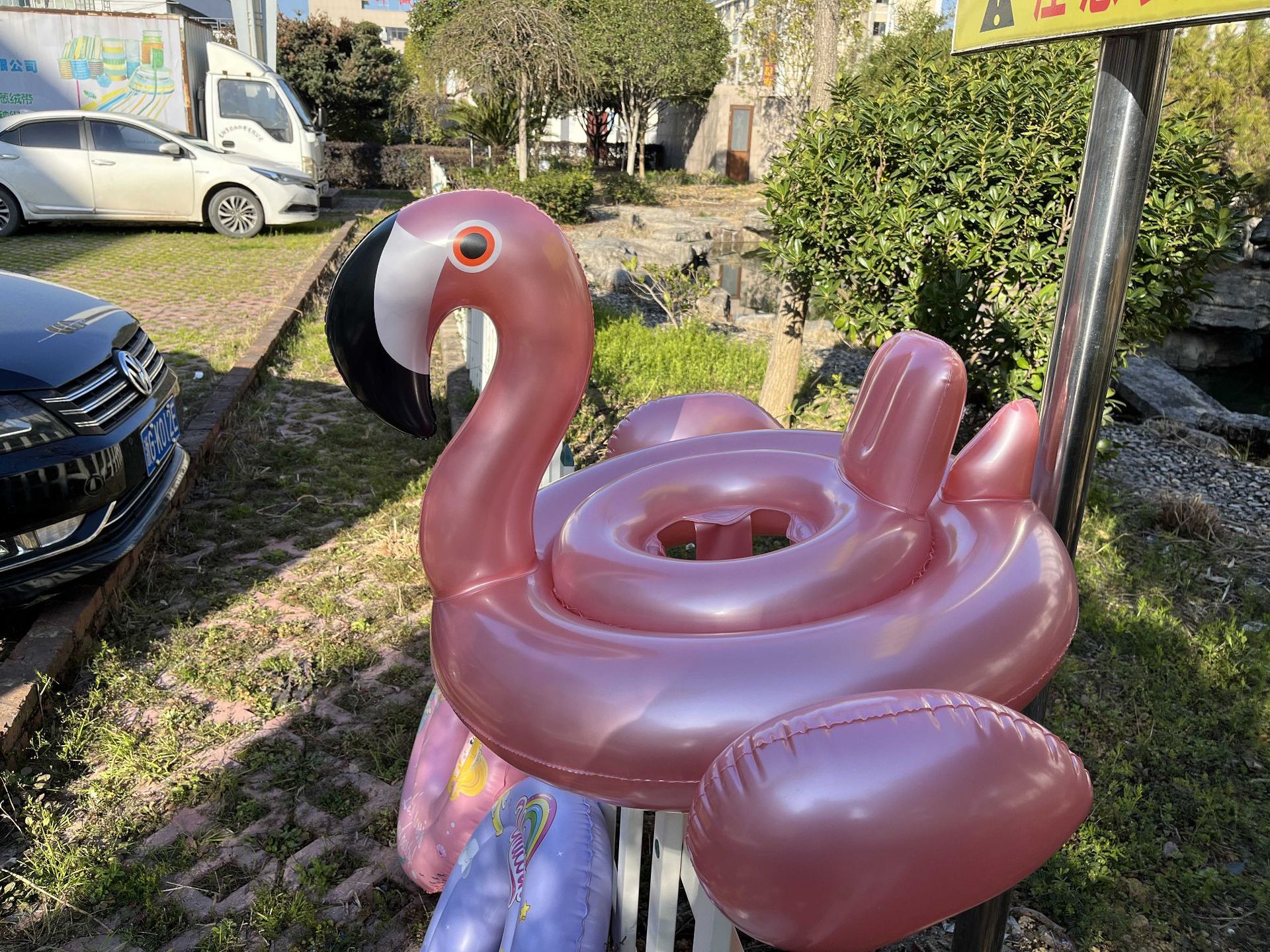 pvc儿童座圈20丝游泳座圈 造型充气泳圈火烈鸟泳圈一件代发-阿里巴巴