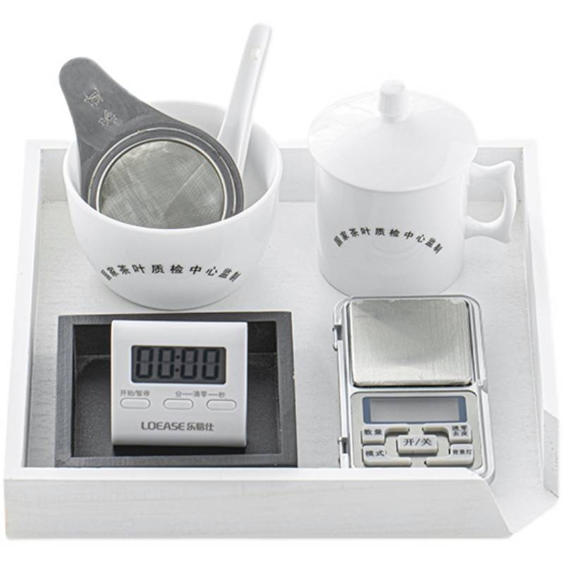 标准茶叶感官审评杯碗茶具品鉴杯评茶盖碗评审套装台用具叶底盘qs