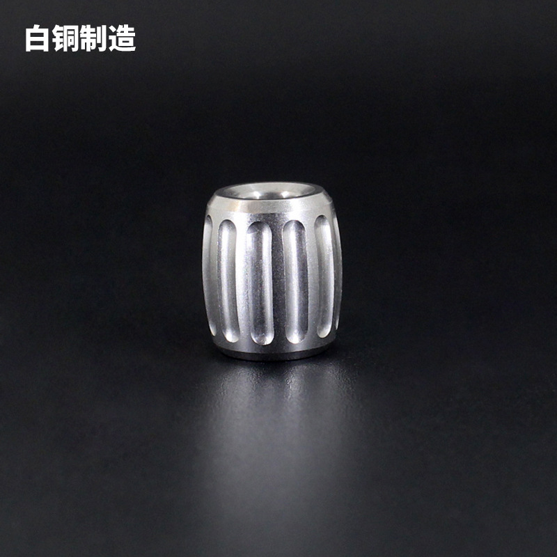 edc刀坠挂坠伞绳编绳钥匙挂扣罗马柱白铜金属工艺品项坠挂绳坠批