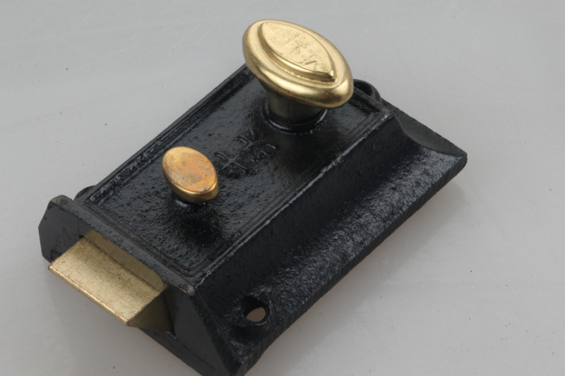 暗锁双保险弹子锁6140房锁牛头锁老式锁室内外木锁暗锁