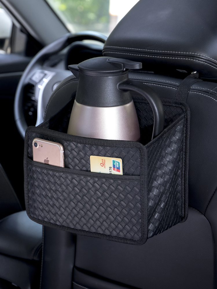 大号车载水壶架固定座汽车可折叠水杯架加厚置物架子车上改装用品