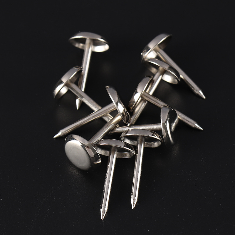 家具配件加硬固定白镍装饰钉沙发平板钉广告平头钉五金配件平面钉