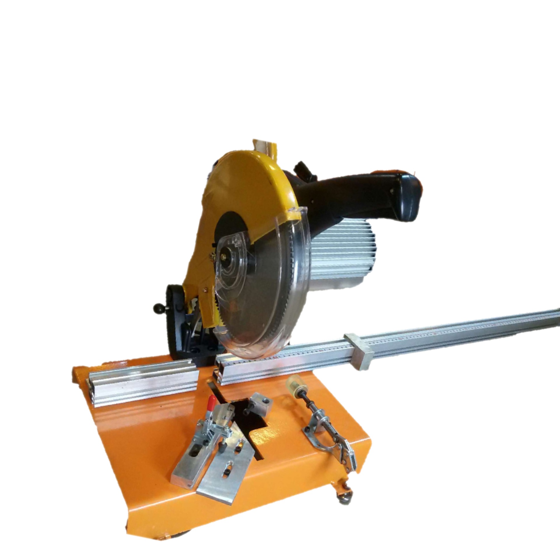 厂家直销多功能晶钢门铝材专用手动切角机 铝型材切割机