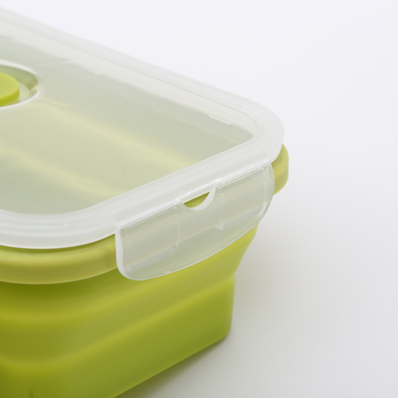 Four-Piece Silicone Foldable Lunch Box