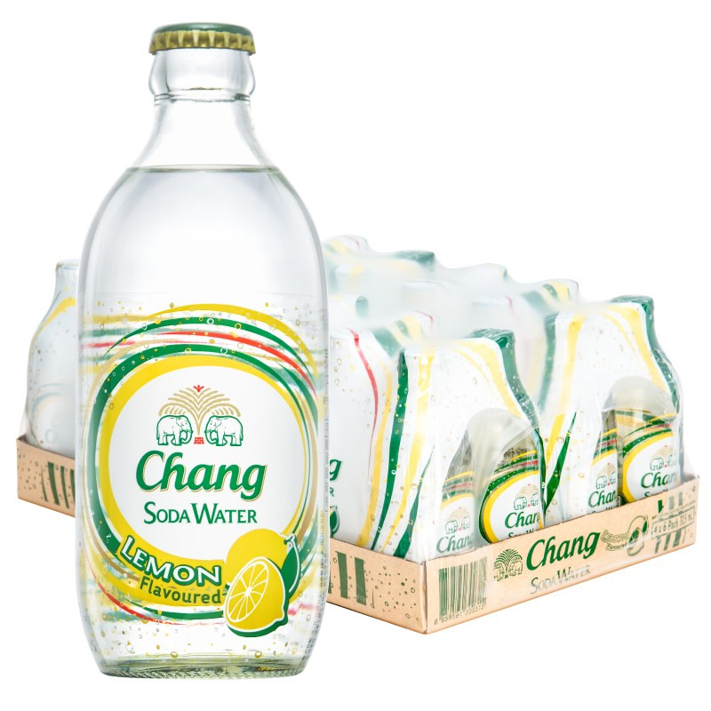 泰国进口原味泰象苏打水 325ml*24瓶装chang象牌气泡水弱碱性整箱