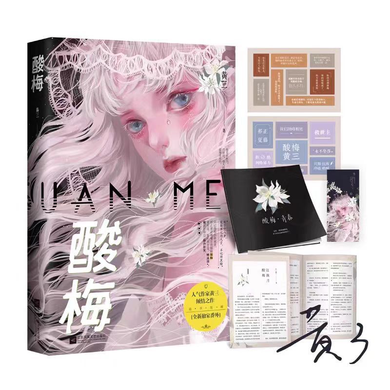 酸梅小说实体书 黄三著 附番外 都市青春言情小说畅销书书籍