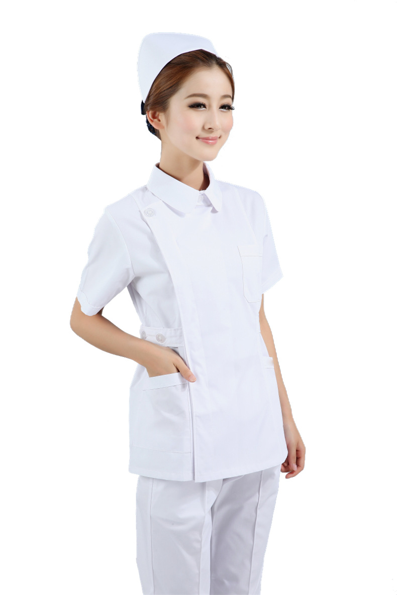 底上领分体套装分体短袖制服批发护士服医生护士工作制服厂家供应