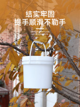 旧涂料桶空桶5升10带盖油漆桶食品级塑料密封桶小白水桶20公斤