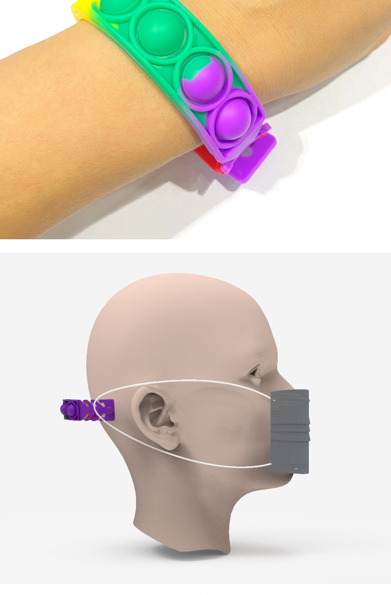 2021亚马逊跨境新品灭鼠先锋手环三合一口罩防勒耳带灭鼠先锋手环