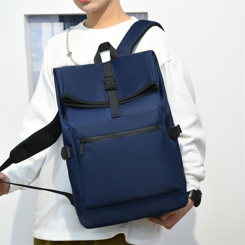 New Men's Simplicity Backpack Business Computer Backpack Casual Style School Bag Waterproof Travel Backpack Printing