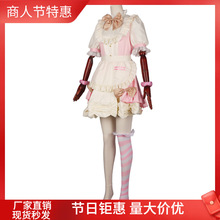 初因cos胖吉猫 奶油蜜桃 软萌猫耳软妹cos服女款套装现货