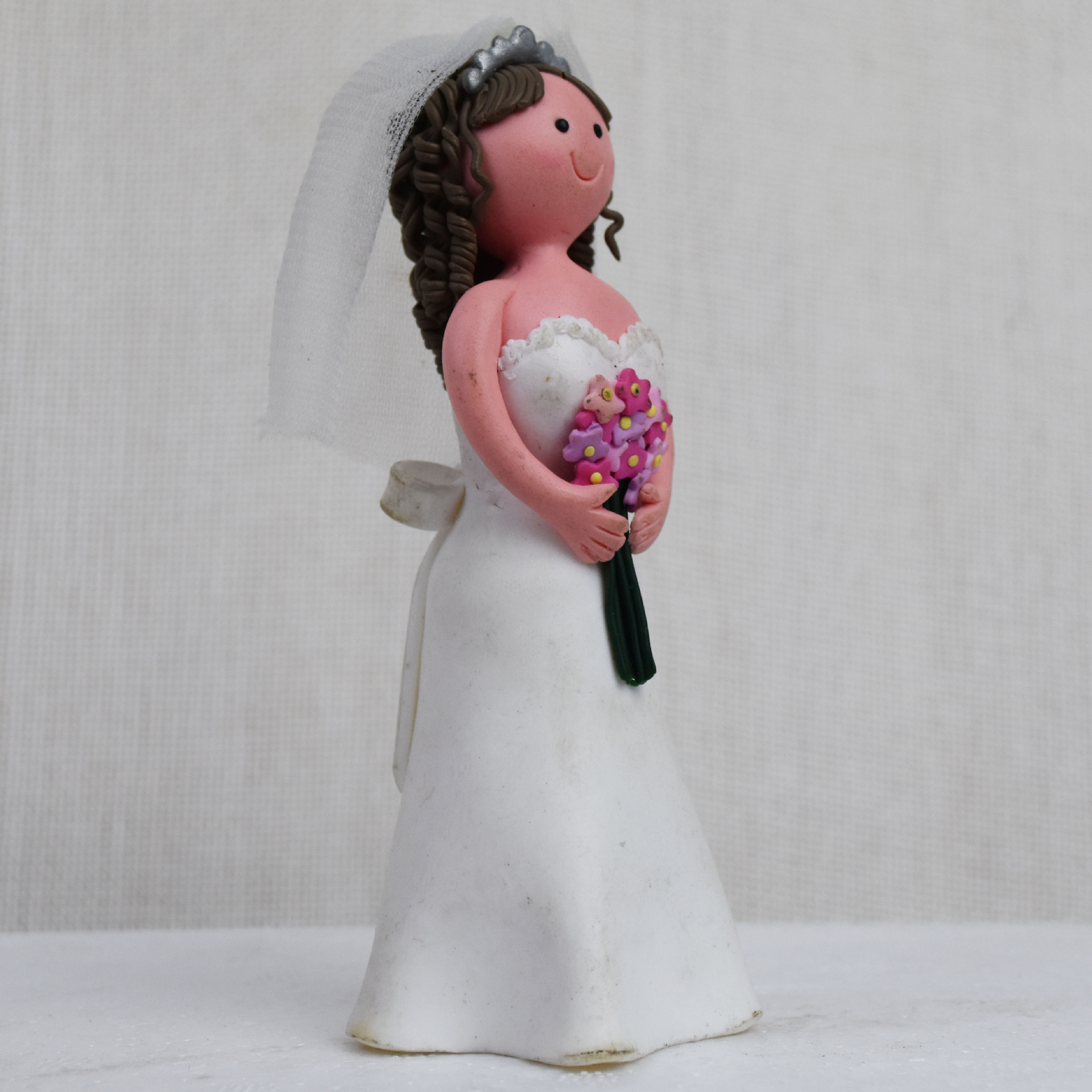 软陶新娘人偶摆件