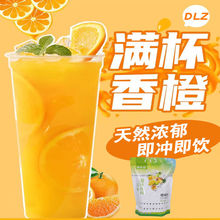 德乐滋1kg速溶橙汁粉冲饮果汁商用果汁粉奶茶店专用原材料