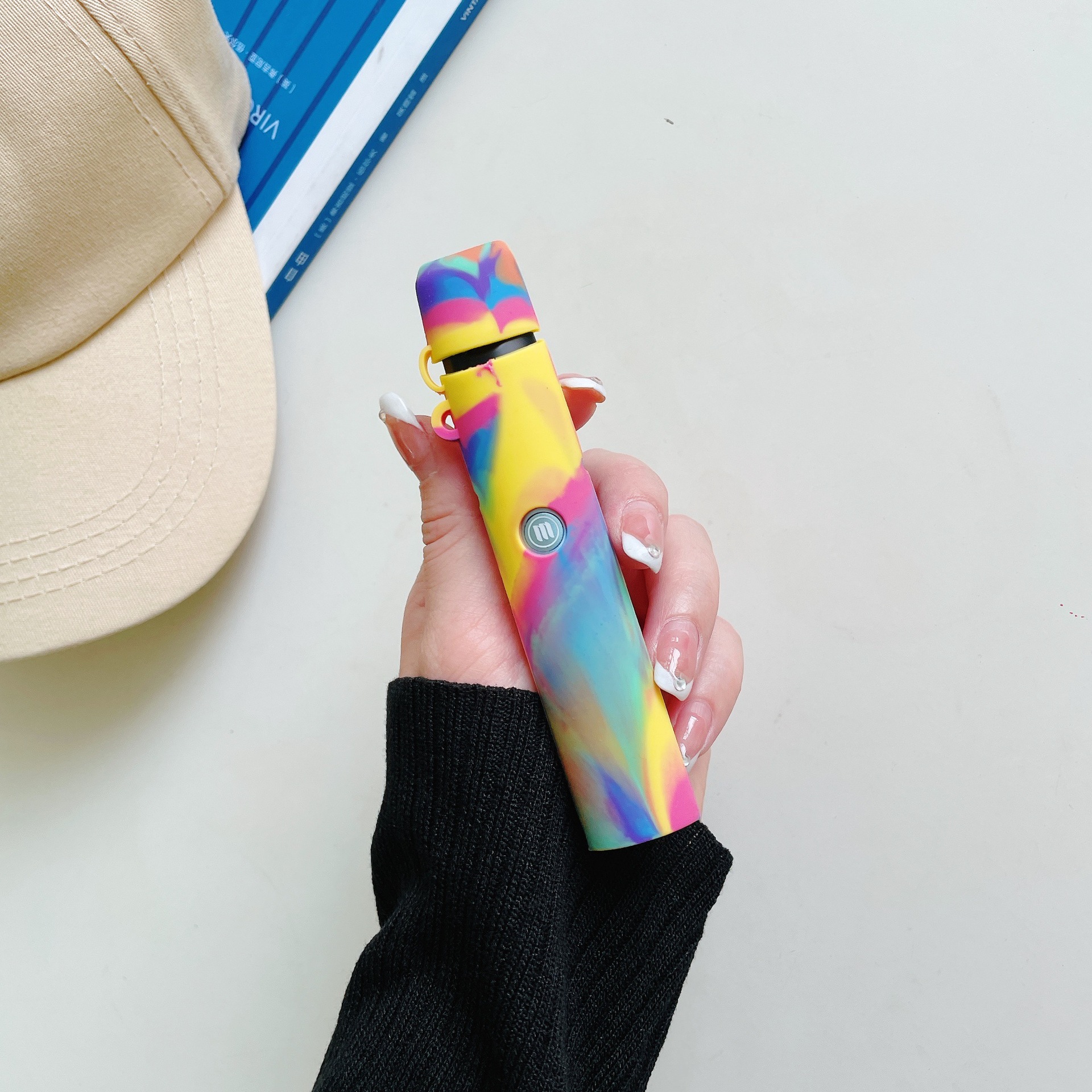 魔笛三代电子器烟套motl c保护套硅胶透明套挂绳贴纸皮套