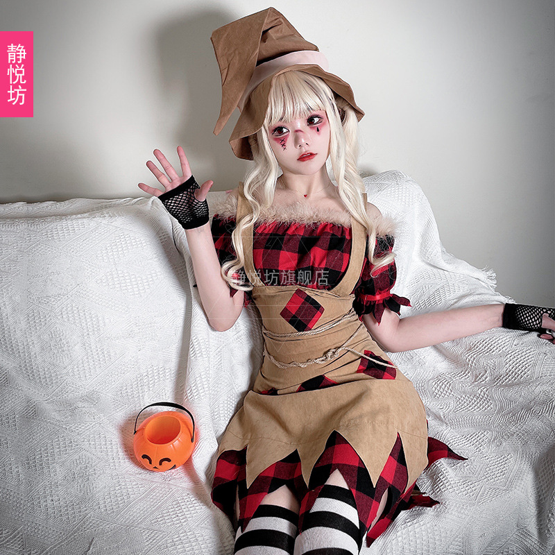 万圣节服装女罗宾汉成人女巫猎人装海盗服装骑士小精灵派对演出服