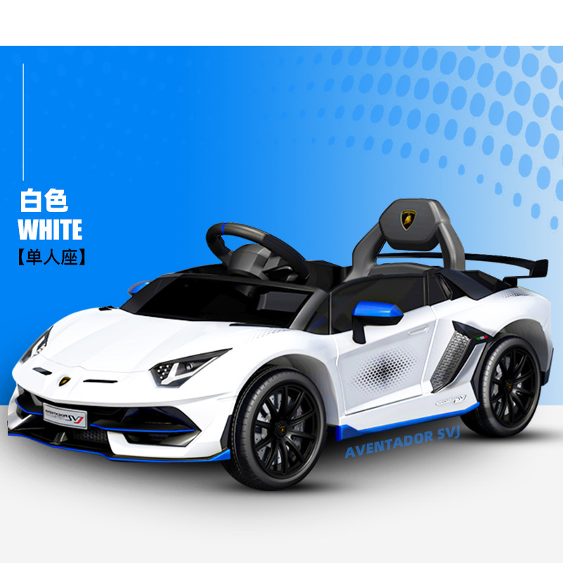 Piears Stroller Children's Electric Car Can Sit Four-Wheel Four-Wheel Drive Children's Toy Car with Remote Control Car